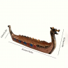 Quemador de Incienso Barco Vikingo